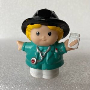 Vintage 2001 Fisher-Price Little People CHERYL
Nurse EMT Paramedic Figure Toy